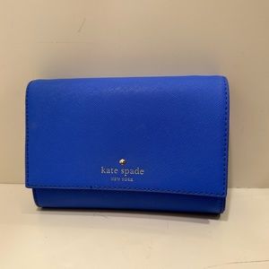 Never Worn Kate Spade Blue Crossbody/Clutch Purse